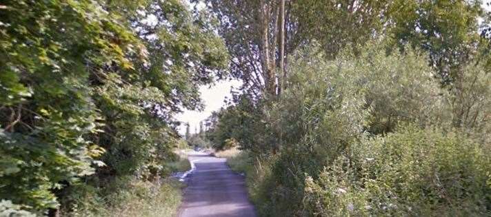 Dillywood Lane has been blocked for two days. Picture: Google street view