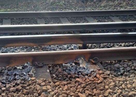 There are delays to trains between London and Ashford as urgent repairs are made. Picture: Network Rail