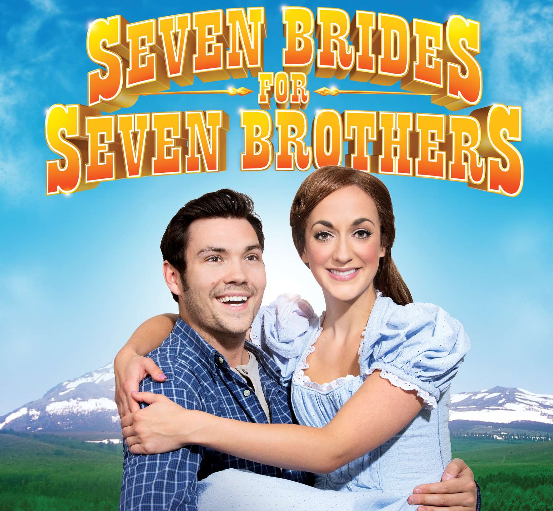 Sam Attwater and Helena Blackman in Seven Brides for Seven Brothers