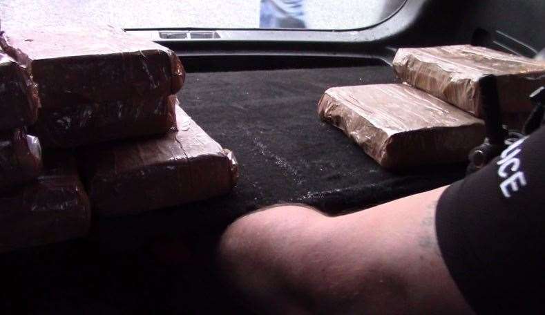 15kg of cocaine was found in the car
