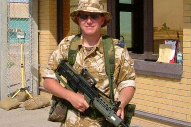 Sgt Mark Prendeville, who was moved because hospital staff worried his uniform would offend. Picture: Facebook