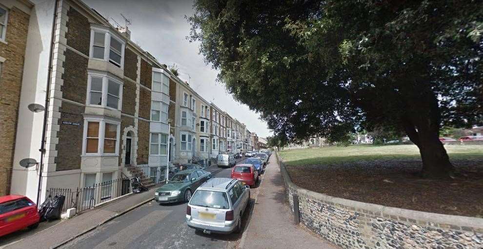 Police found the plants at a house in Arklow Square, Ramsgate. Picture: Google