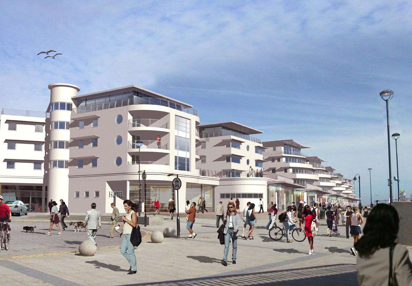 The Royal Sands development artist's impression - to be built on the Pleasurama site in Ramsgate