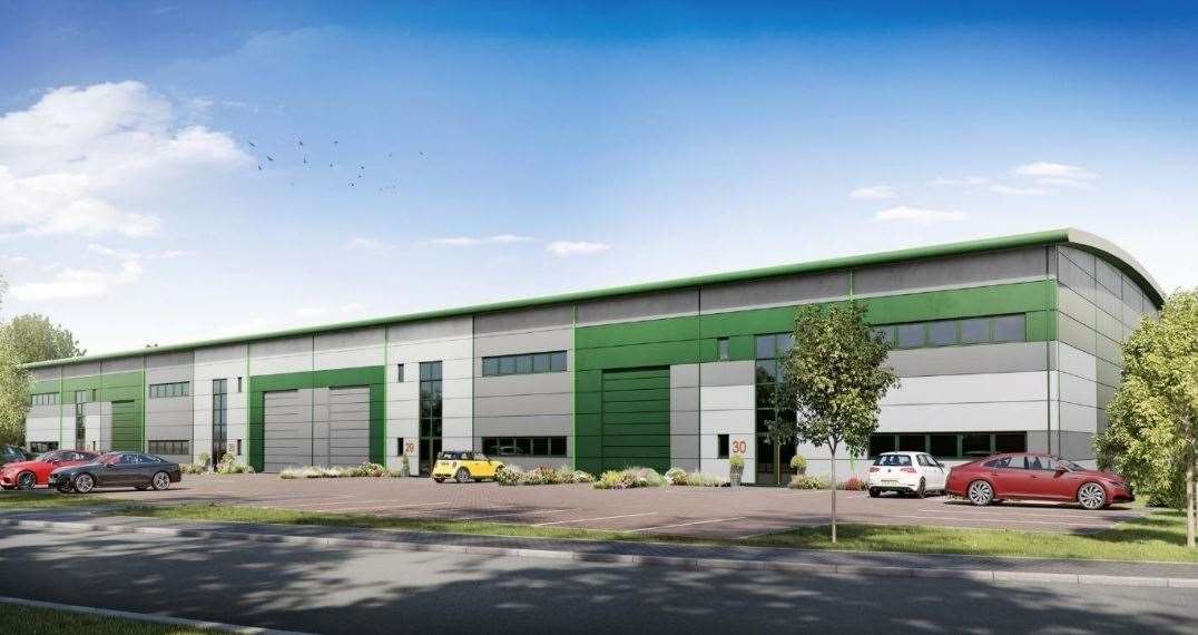 How Walbrook Business Park at Neats Court, Queenborough, Sheppey, will look