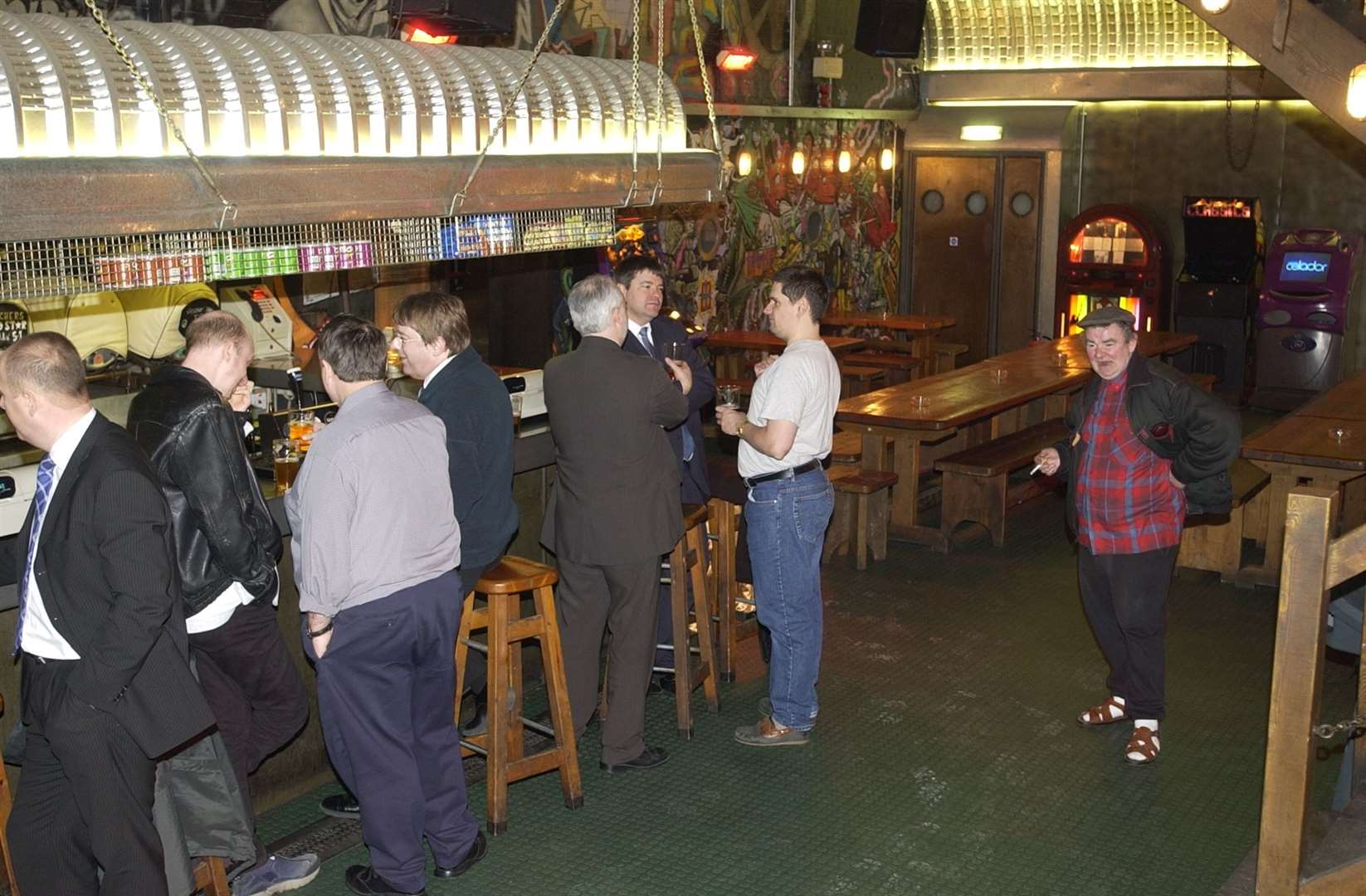 The legendary Tap N Tin Pub and Club in Chatham, in February 2003. Indie band The Libertines performed there later that year. Picture: Matthew Walker