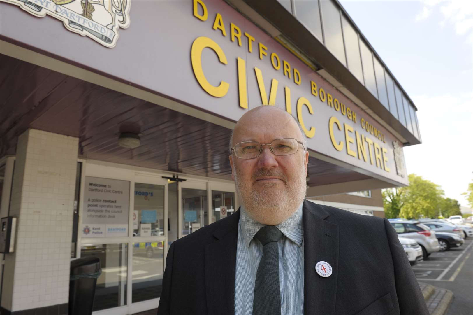 Dartford Council leader Jeremy Kite says the authority is in a good position financially despite the projected losses Picture: Steve Crispe