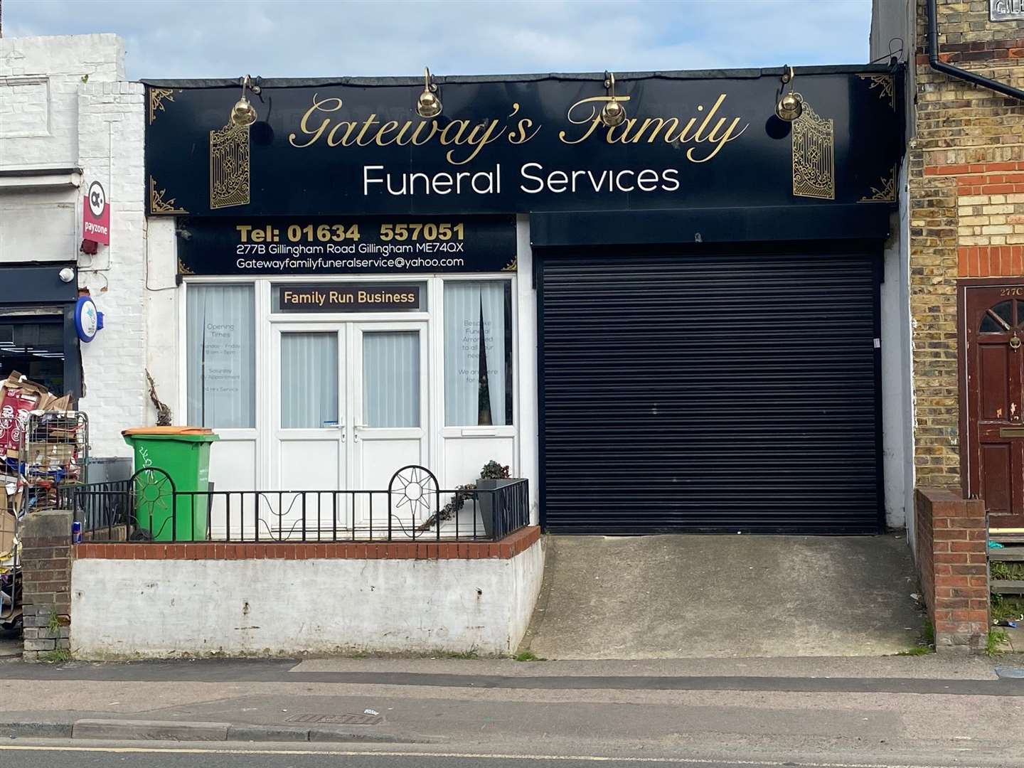 The funeral parlour in Gillingham