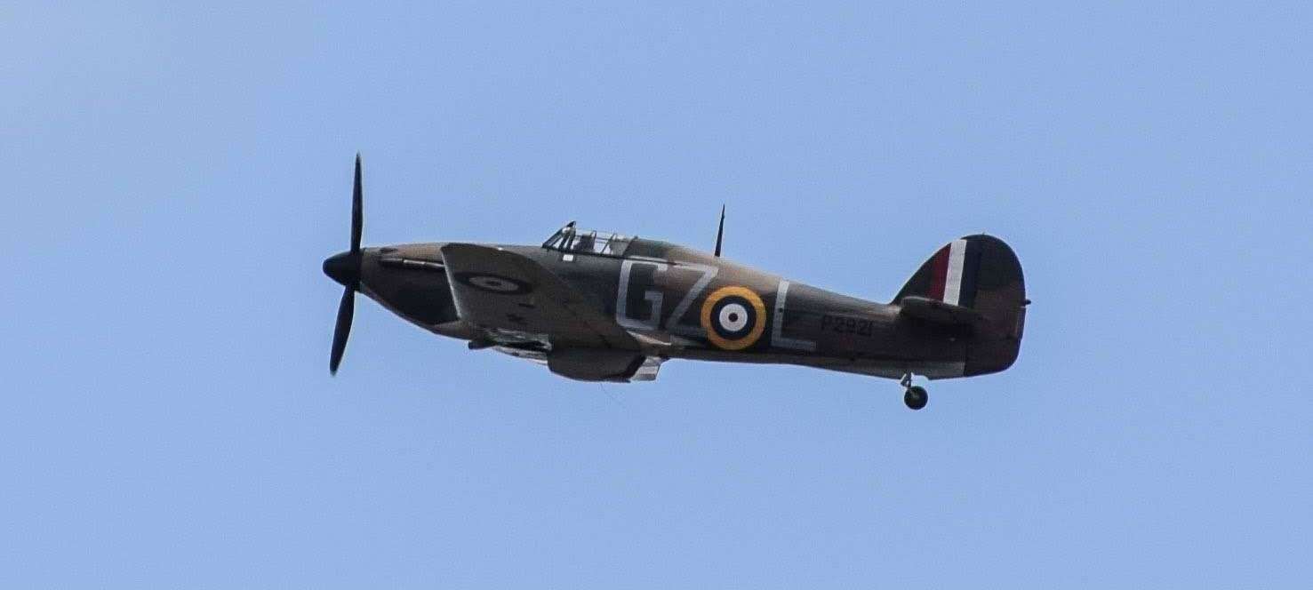 Up above the festival, you can check out the iconic Spitfire and Hurricane performing daily flying displays. Philip Challands (12389920)