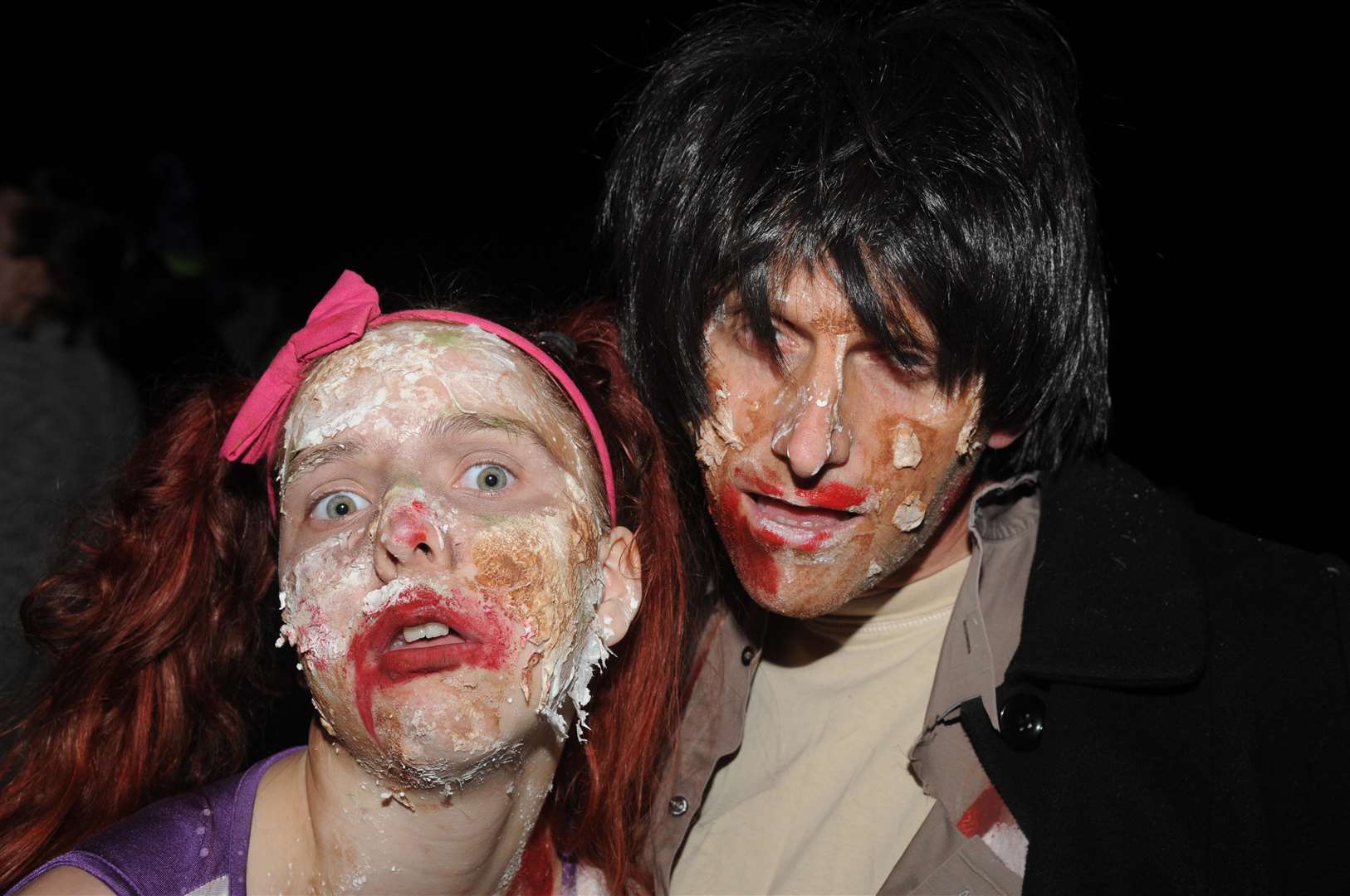 Niamh and Richard at the 2016 Zombie Crawl