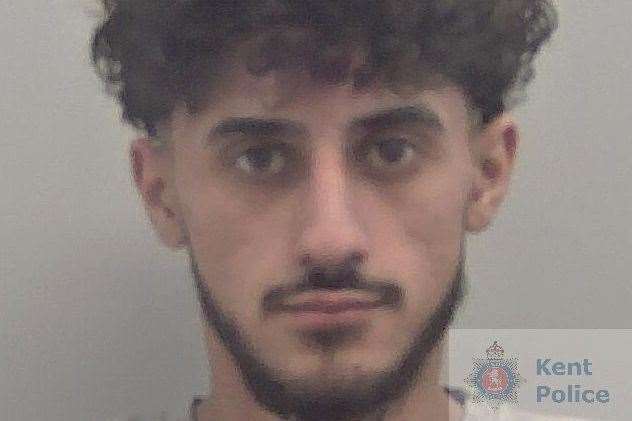 Aiman Aziz has been jailed for four years and eight months. Picture: Kent Police