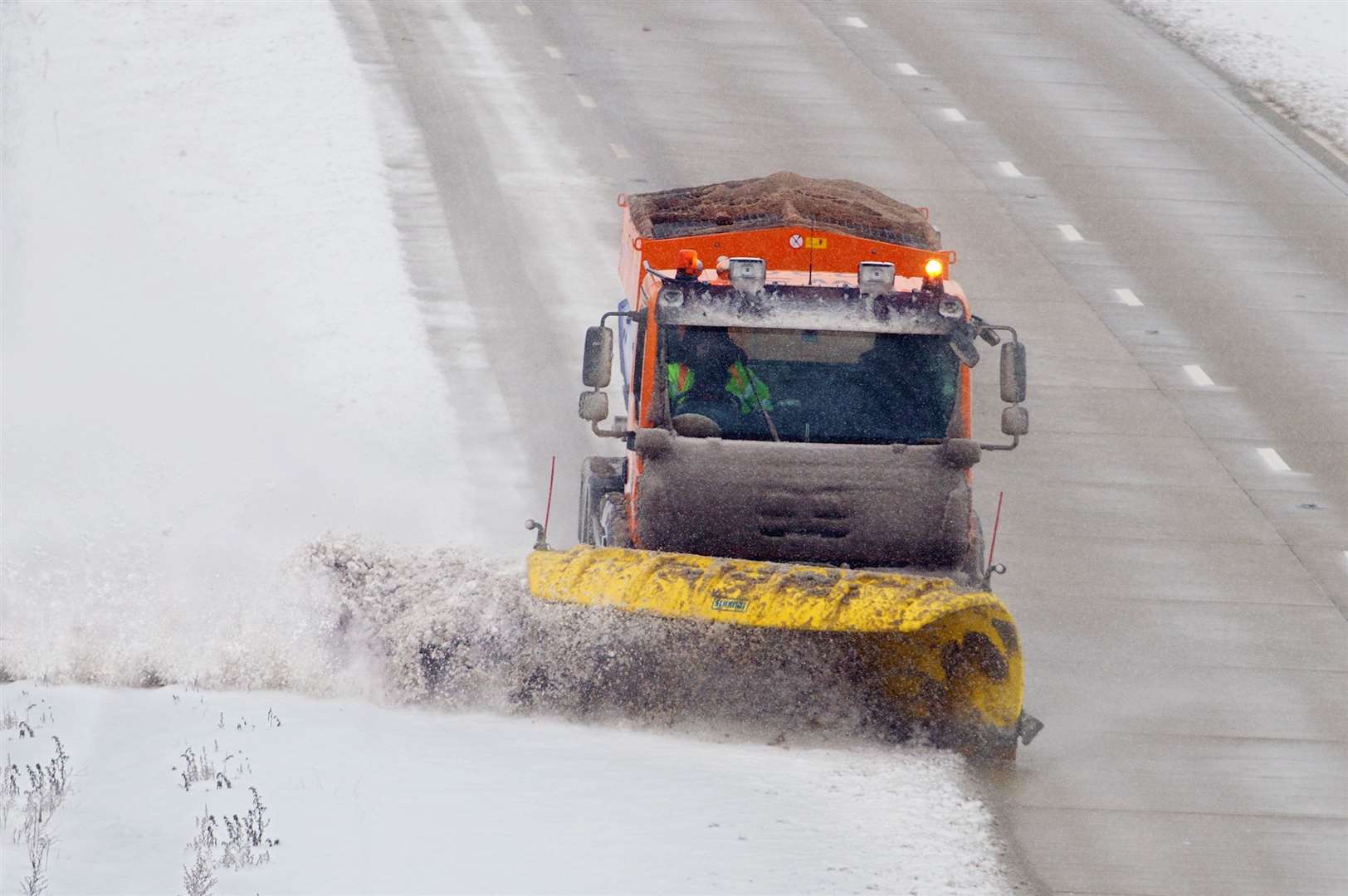 National Highways says it has a gritter for around every eight miles of road it’s responsible for. Image: Stock photo.