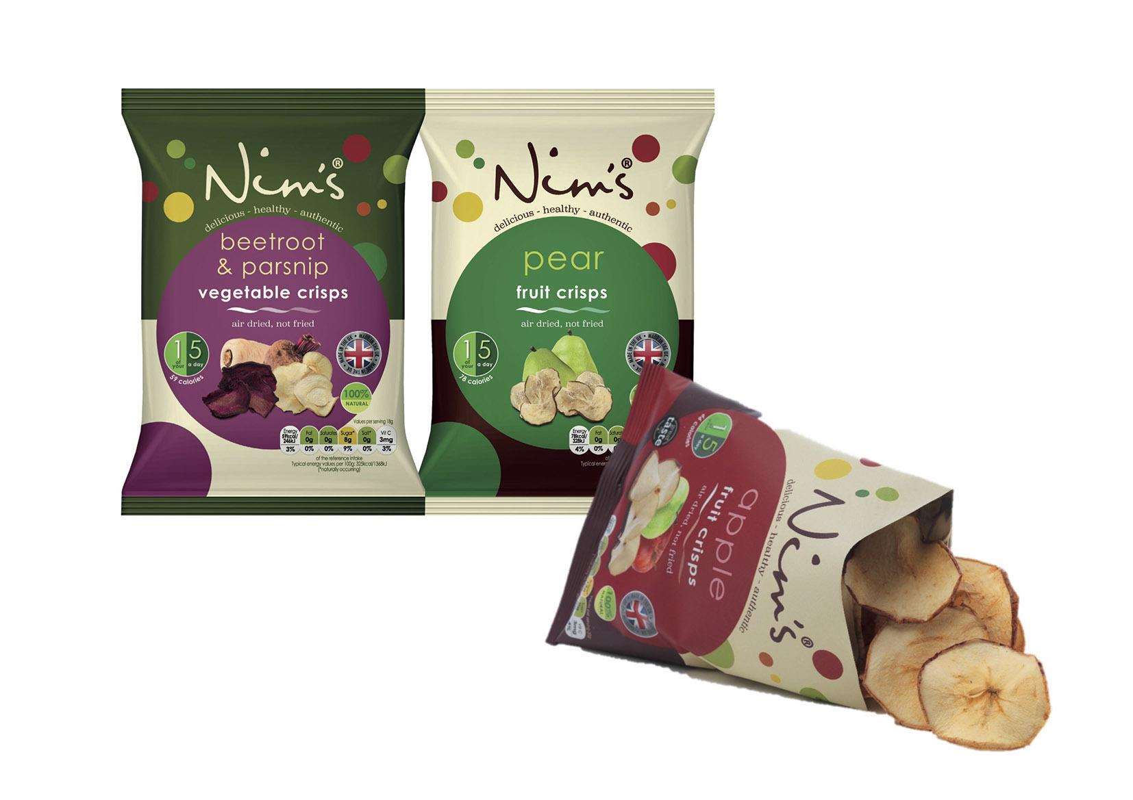 Nim's fruit crisps are proving a hit in supermarkets across the country