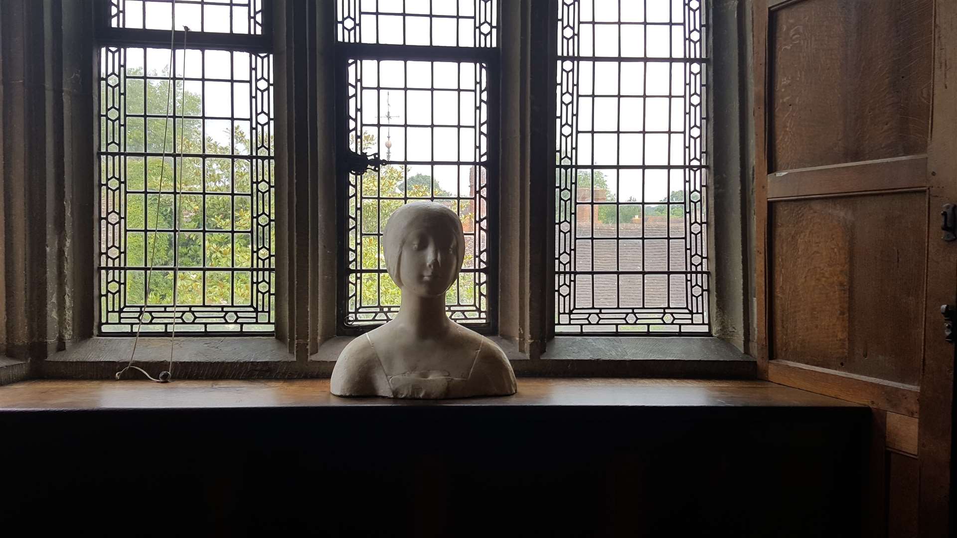 Anne Boleyn's bedroom in Hever Castle boasts a bust of the former queen