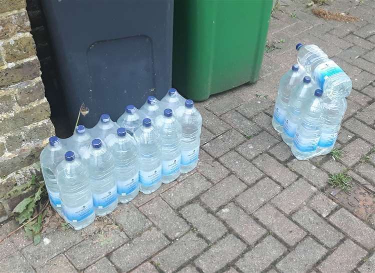 Southern Water delivered bottled water to affected households