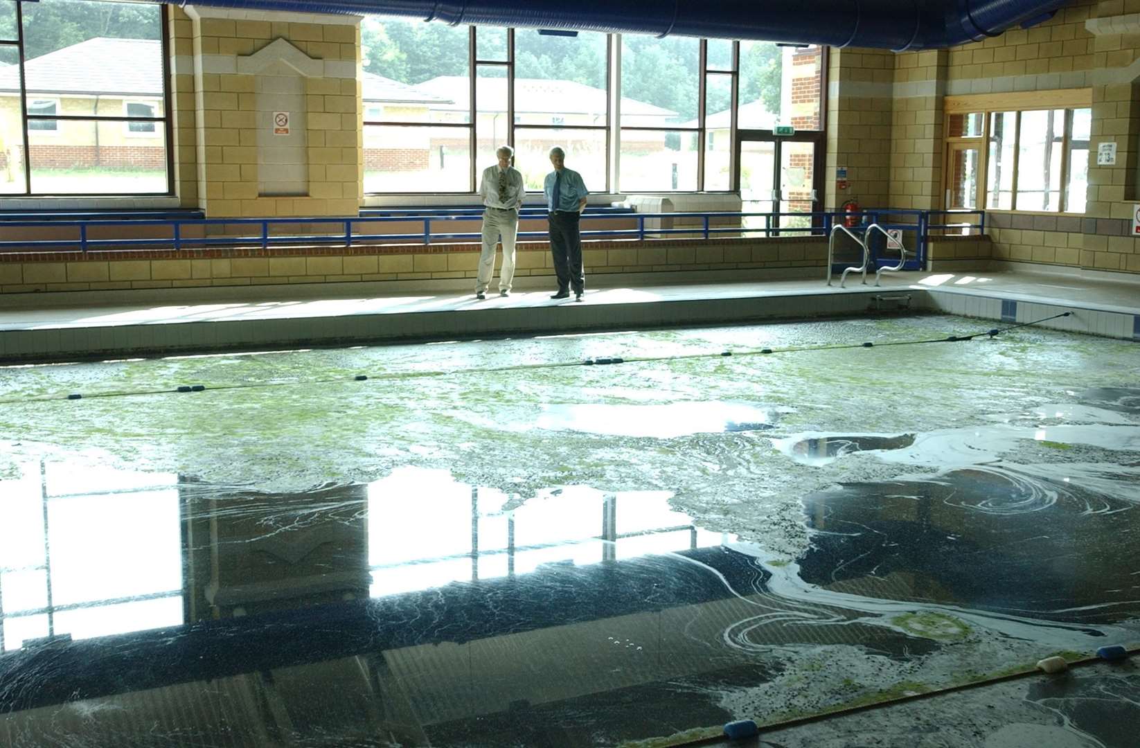 Buckmore Park swimming pool pictured in 2005, two years after it had closed Picture: Jim Rantell