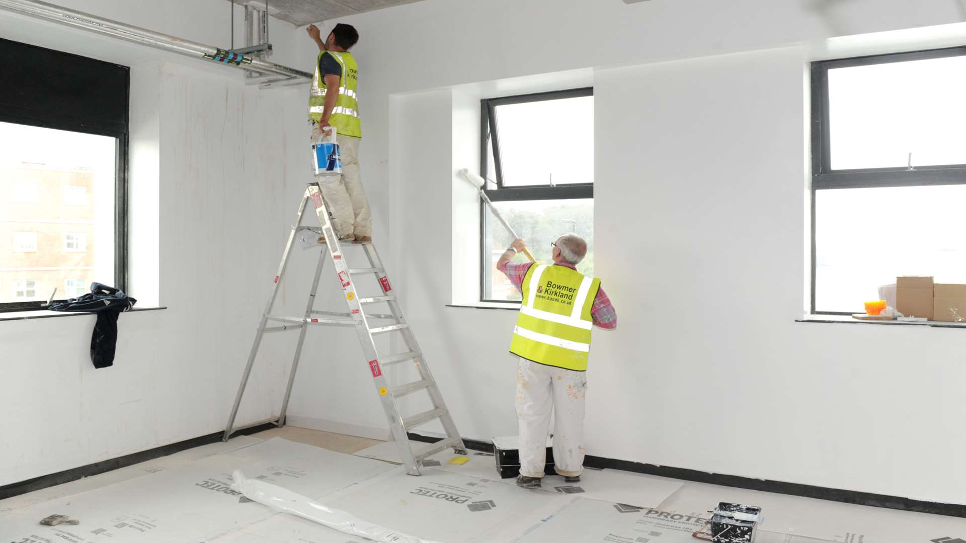 Final touches are being made to classrooms