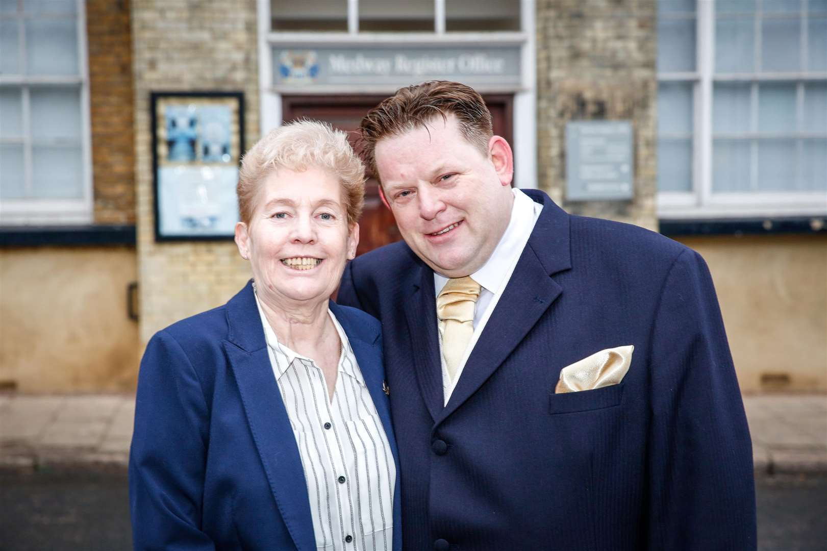 Nick Burton marries fiancé Susan Judd, who nearly died and spent 16 days in a coma after falling down the stairs at home Picture: Matthew Walker