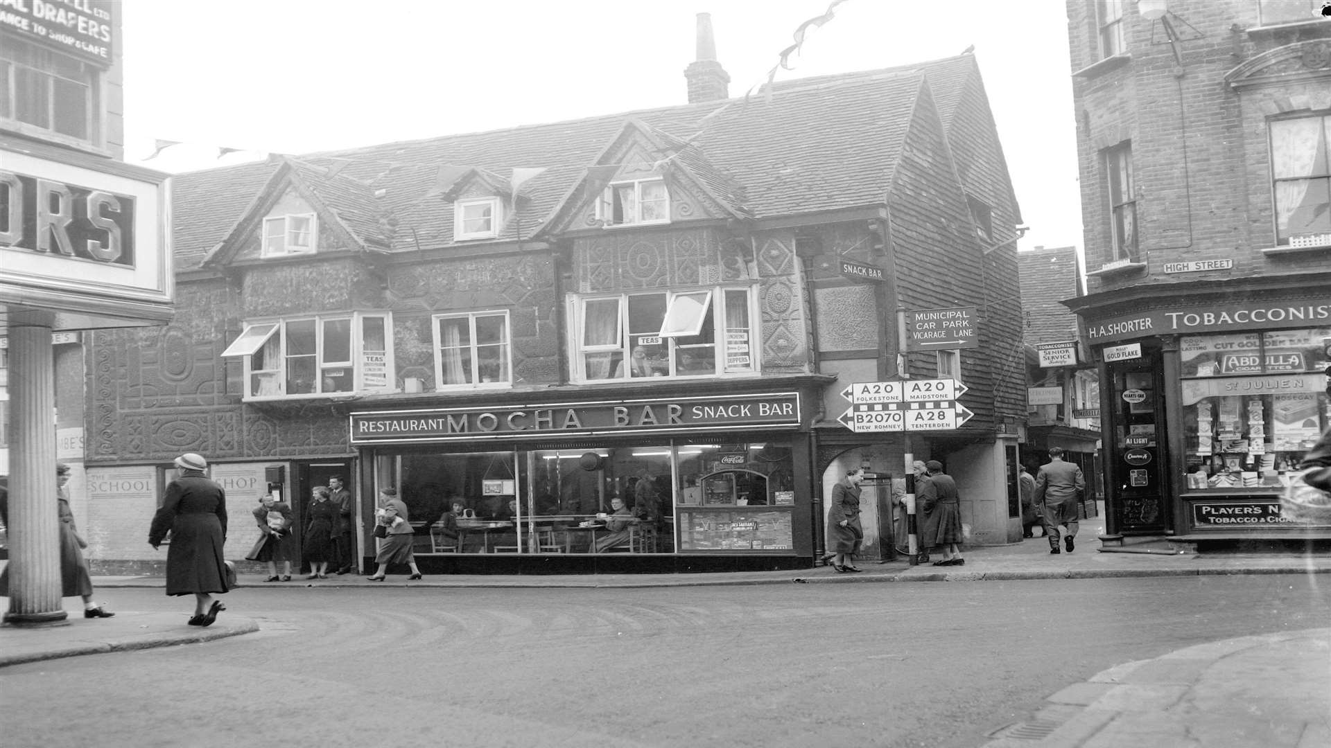 The building in 1957 as Mocha Bar. Credit: Reflections.