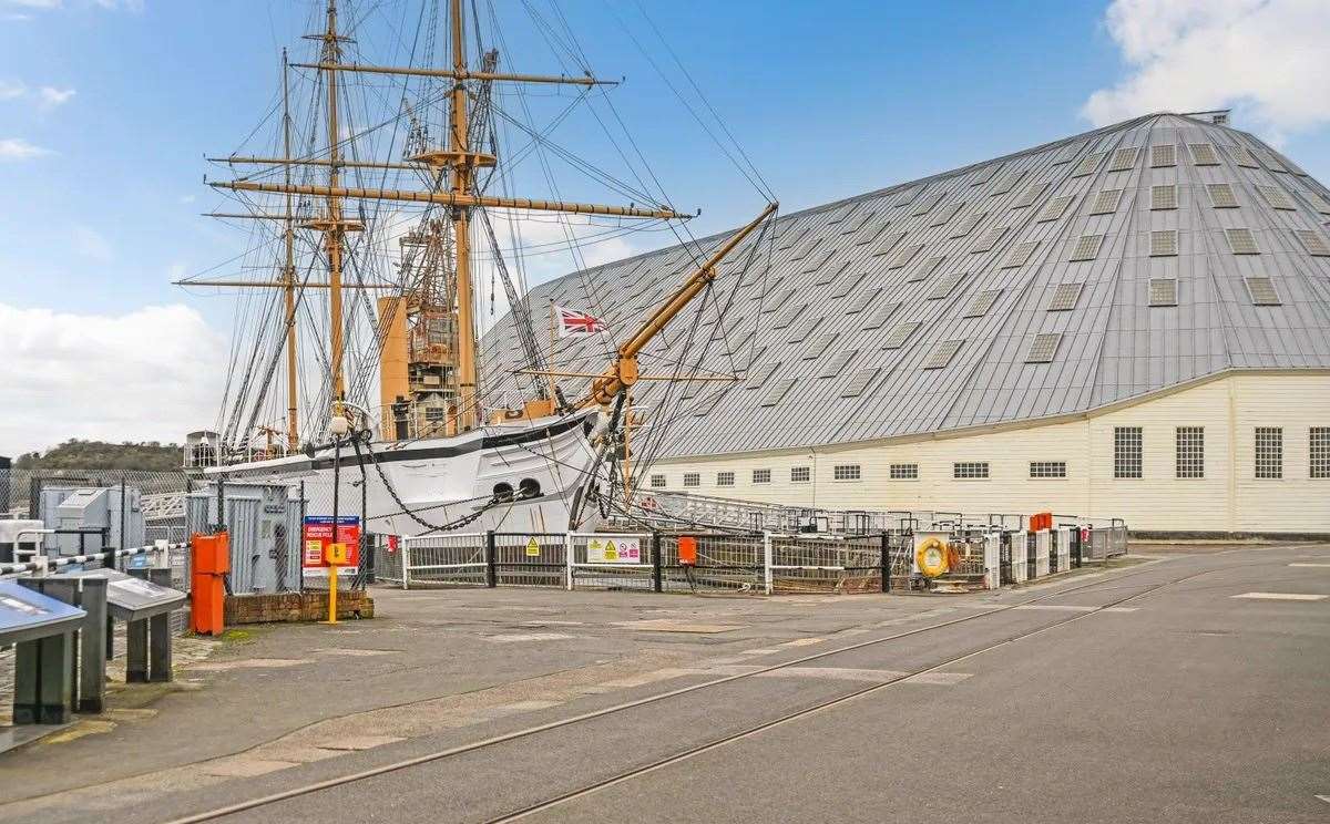 The Dockyard is one of Kent's most-visited maritime attractions. Picture: Savills