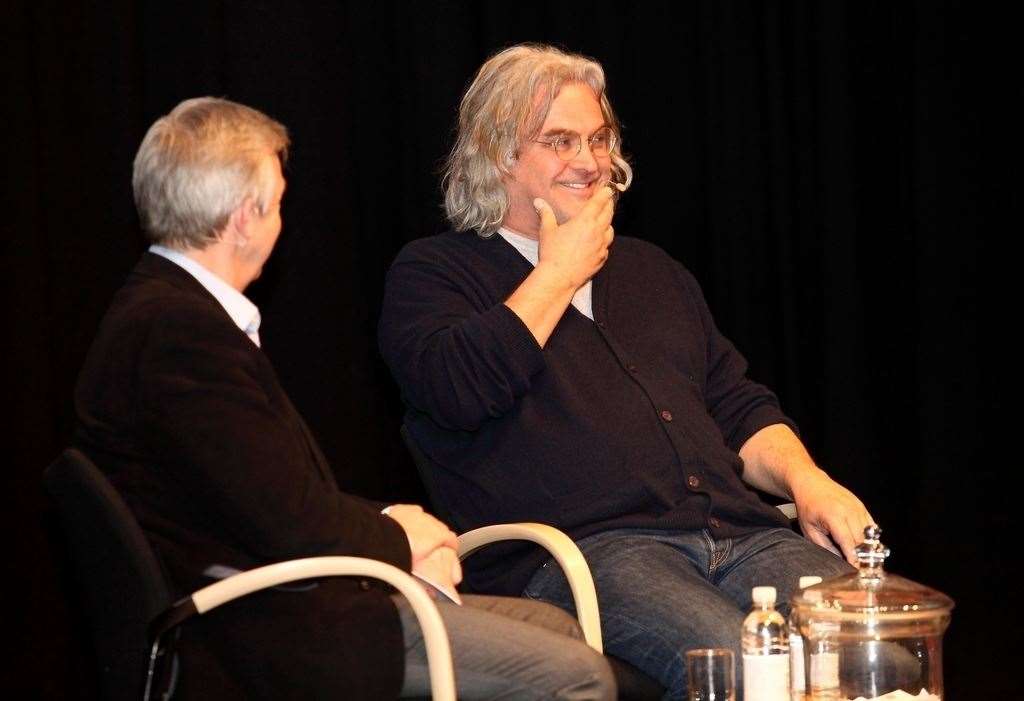 Director Paul Greengrass on a visit to the cinema in 2014. Picture: Gravesham council