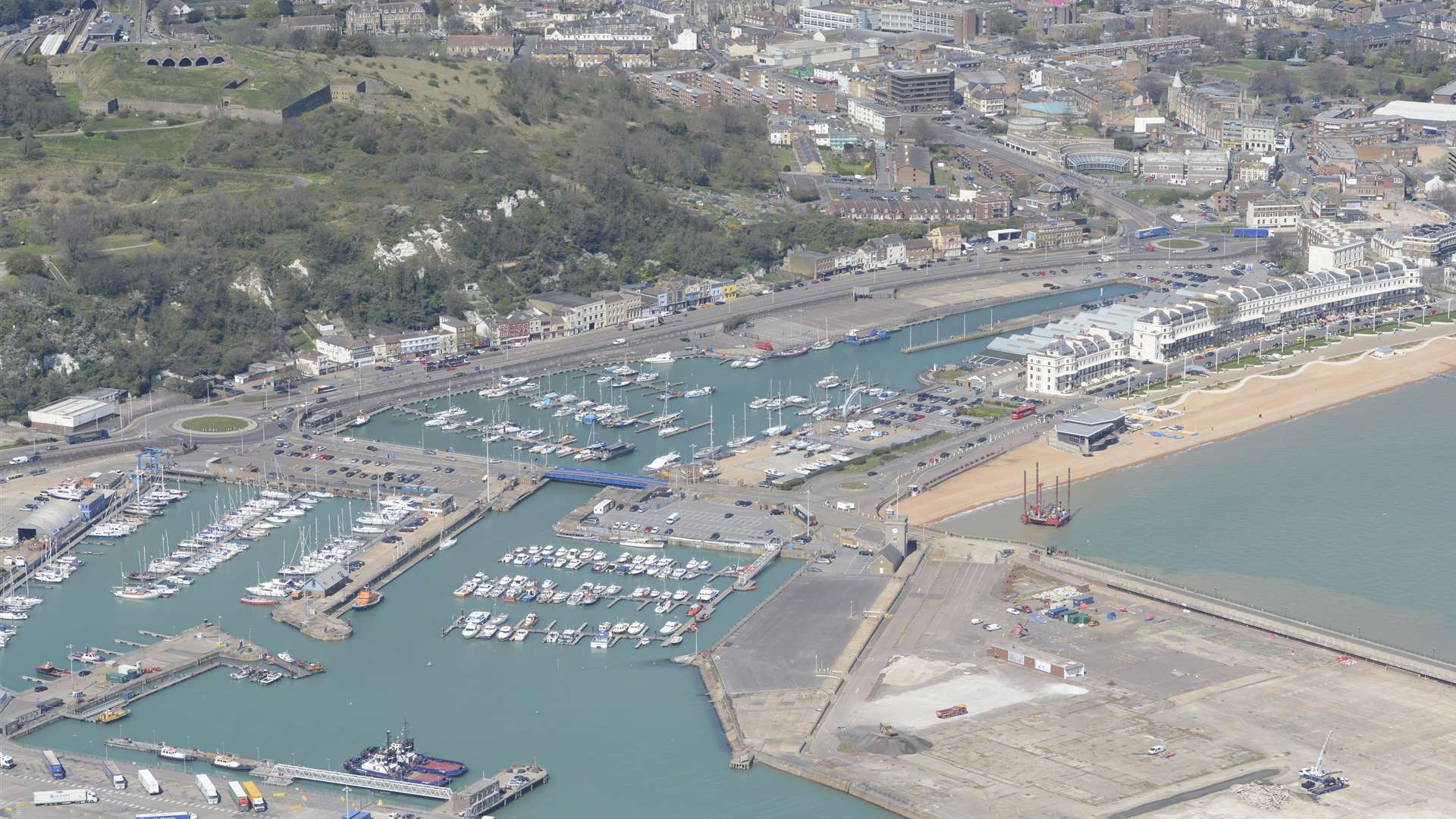 Dover Marina can help make the town 'a great place to live'. Picture: Simon Burchett