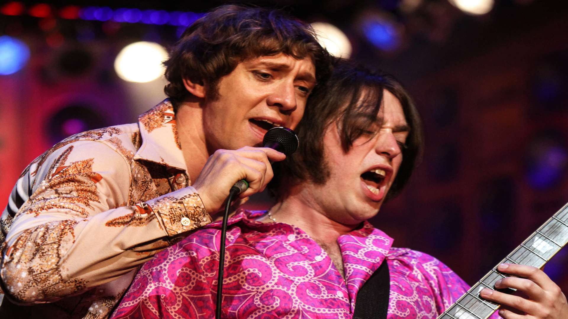 Ryan O'Donnell (Ray Davies) and Mark Newnham (Dave Davies) in the Kinks musical