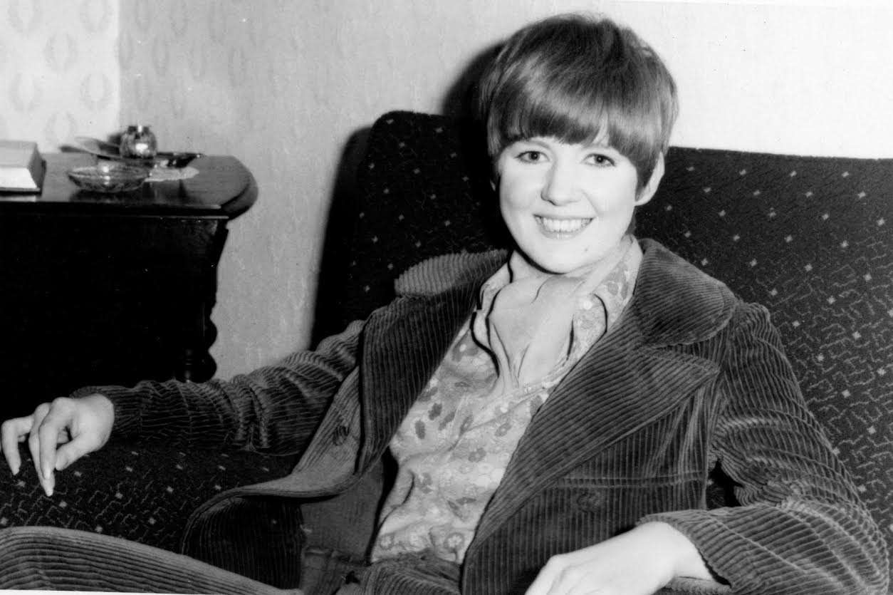 Cilla Black in one of the back rooms at Dover Town Hall