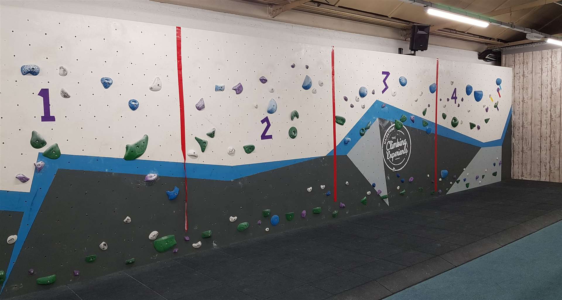 Training started on the traverse wall