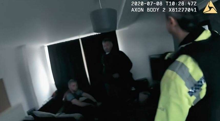 A raid on an address in Gravesend linked to drug dealing. Picture: BBC Panorama/Kent Police