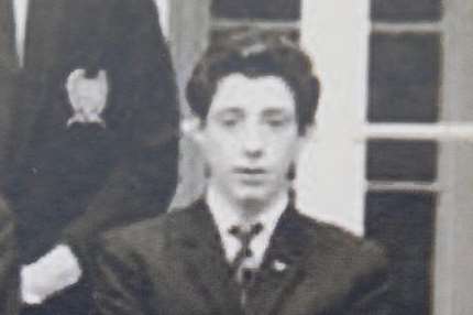 Colin Wiles when he was at Borden Grammar School