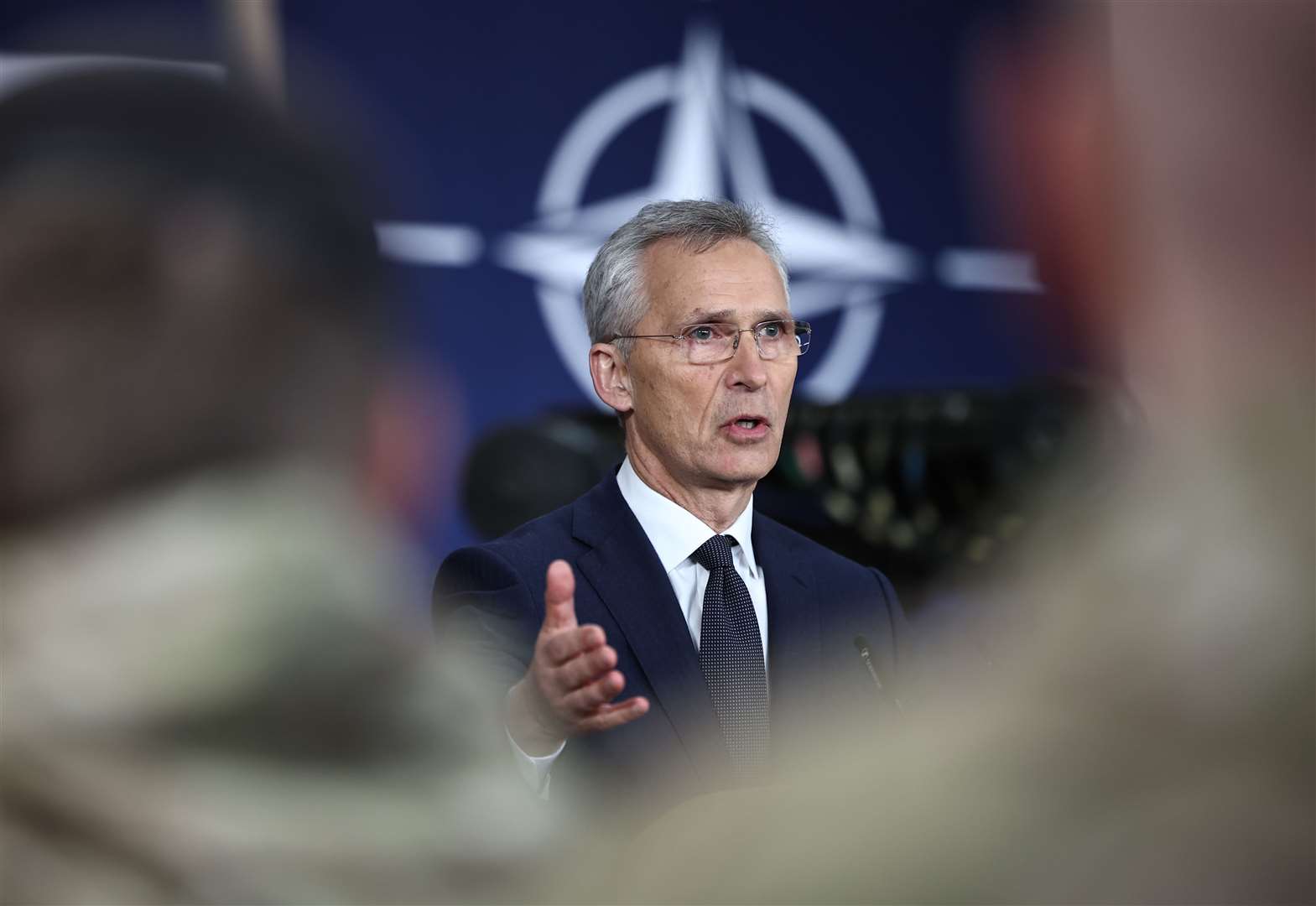 Nato secretary general Jens Stoltenberg said more allies were increasing spending (Henry Nicholls/PA)