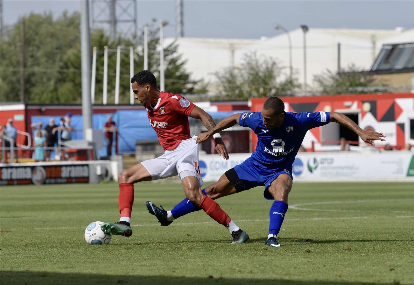 Ebbsfleet take on Chesterfield. Picture: Andy Payton (3432763)