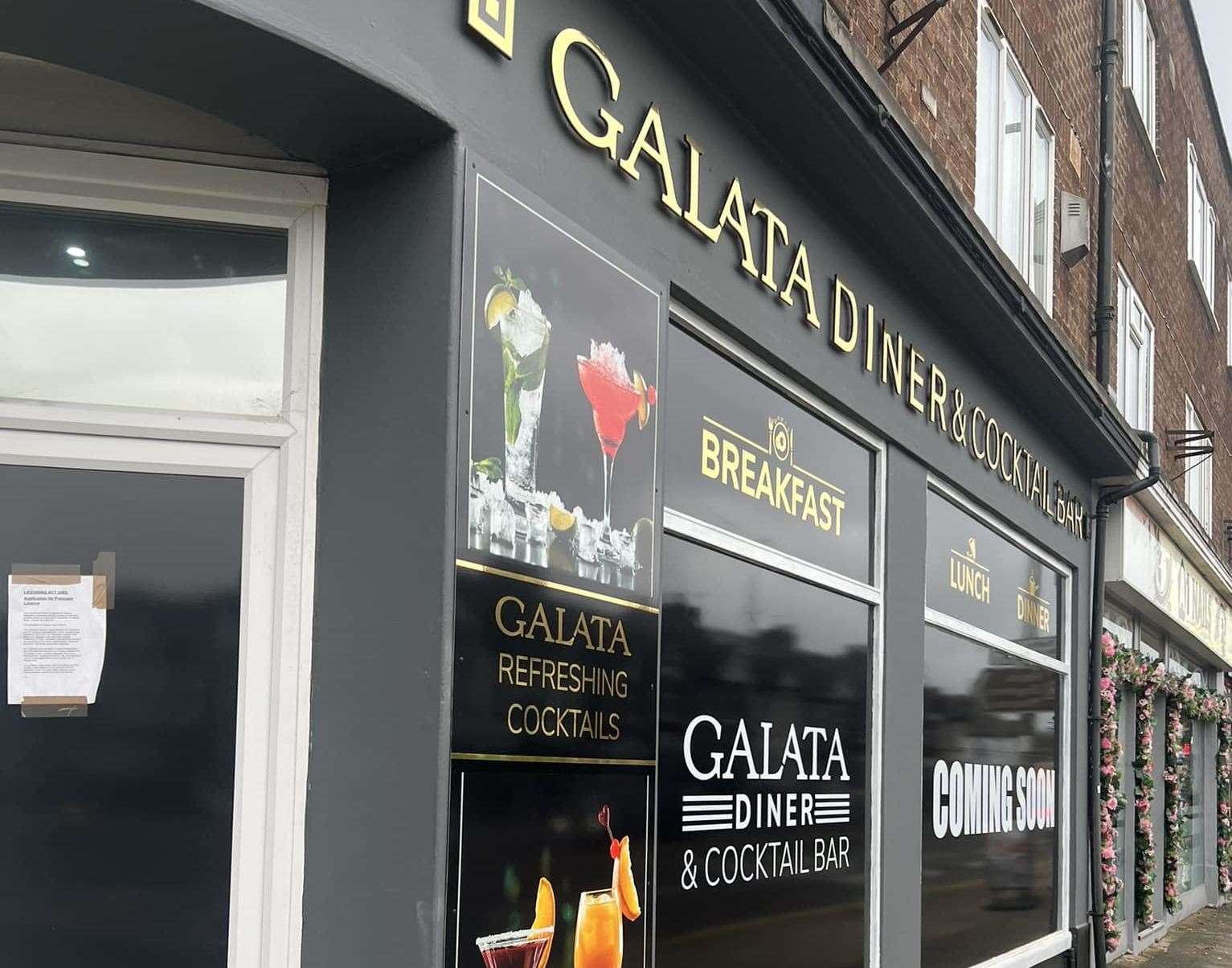 The new Galata Diner and Cocktail Bar in Gillingham. Picture: Facebook