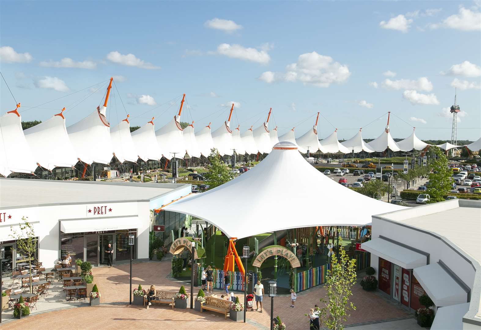 These are the new shops at Ashford Designer Outlet Centre expansion