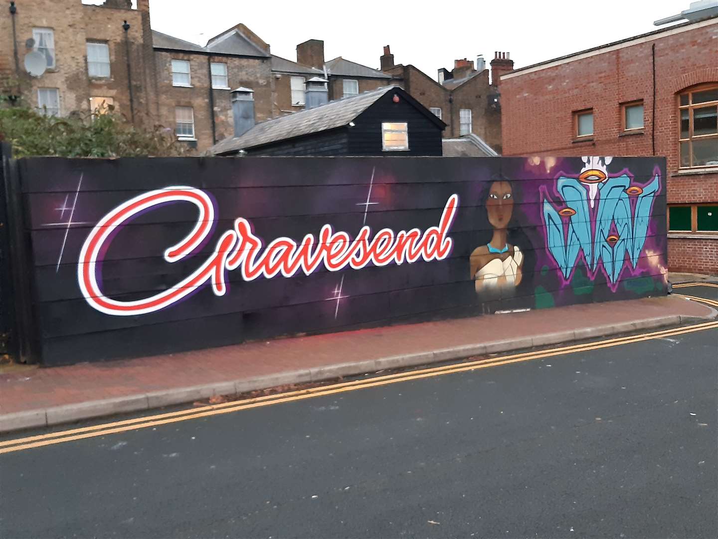 The mural has been received warmly by residents