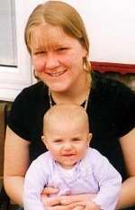 Lisa Jeeves, who died, pictured with her baby daughter Tazmin