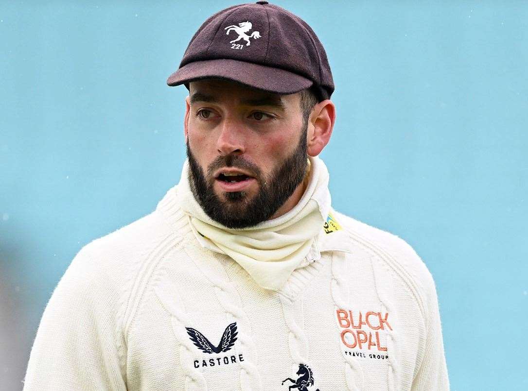 Jack Leaning - scored 152 not out for Kent against Worcestershire. Picture: Keith Gillard