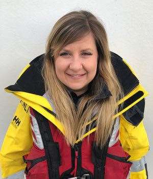 Natalie Adams is a full time Helm at Gravesend RNLI station