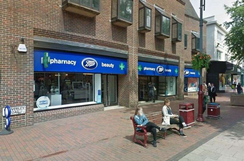 Cosmetics were allegedly stolen from Boots in Tunbridge Wells. Picture: Google Street View