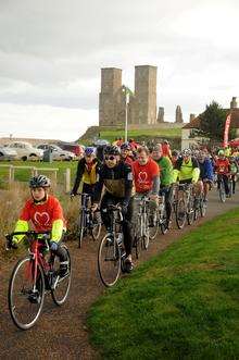 Hundreds took part in this year's Viking Bike Ride (picture by Sean Dillow)