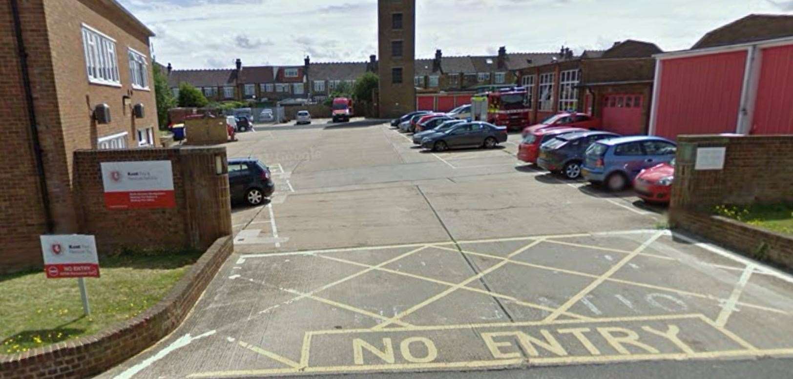 The former Medway Fire Station before it shut in 2017. Picture: Google