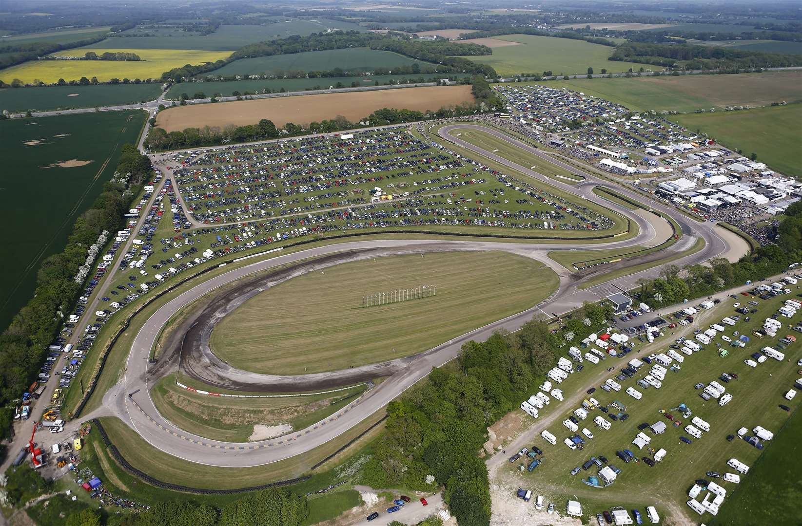 A packed Lydden pictured during the World Rallycross event in 2016. Picture: Matt Bristow