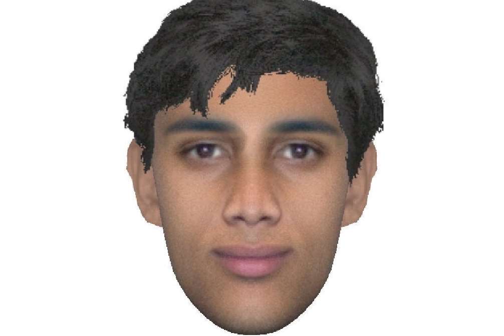 One of the men is described as being about 20 years old and with short black hair. Picture: Kent Police