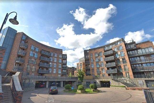 A 2-bedroom flat in this block in Crayford costs £259,999