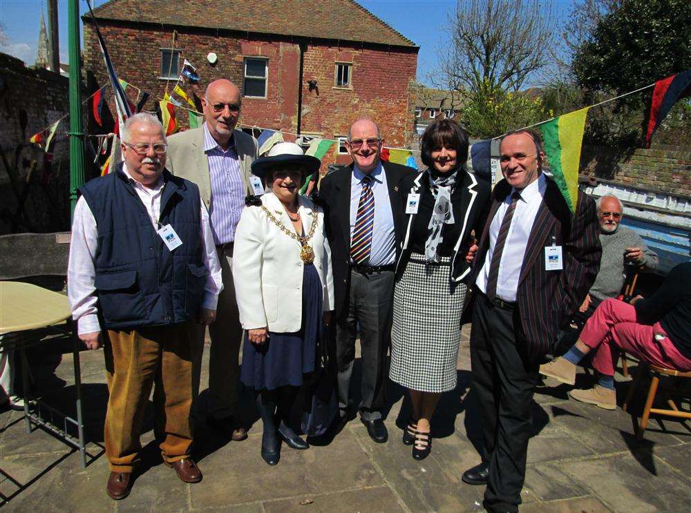 Deal mayor Marlene Burnham and museum trustees