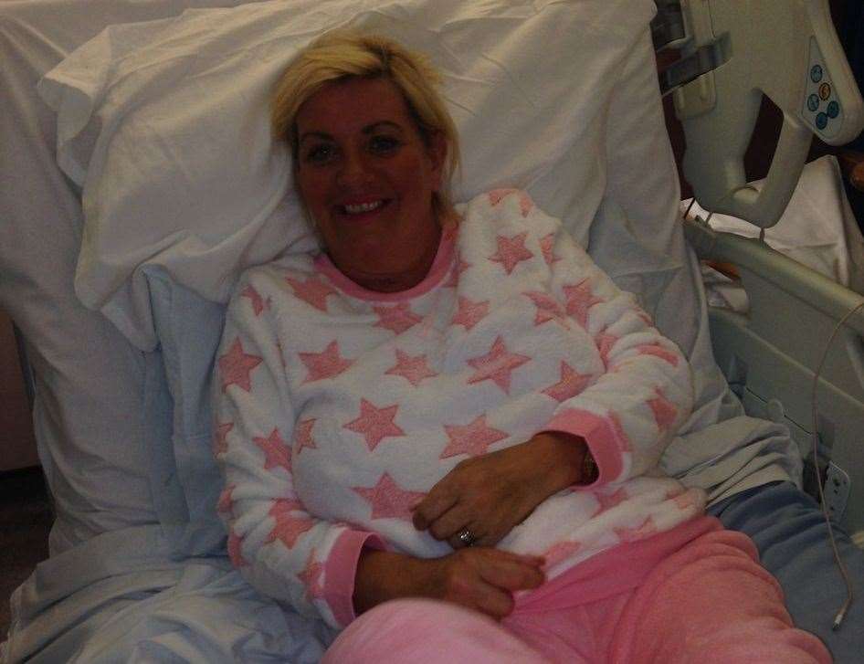The 57-year-old spent two months recovering at Orpington Hospital. Picture: Ruth Lowry