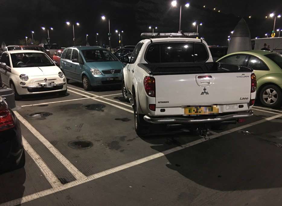 It's still busy at Bluewater, and some drivers are not helping the situation. Picture: Simon Board