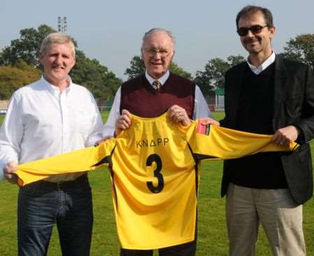 Terry Casey, Bill Williams and Oliver Ash, Maidstone United's new ownership
