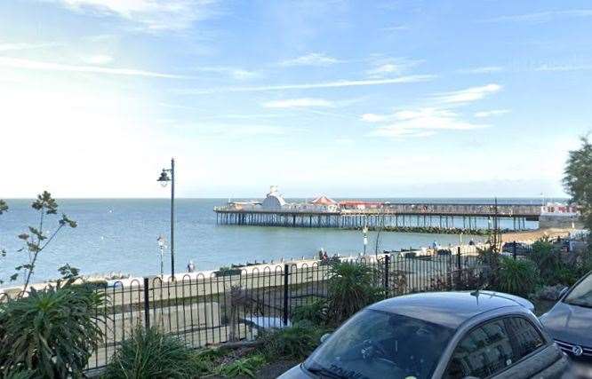 Officers were called to the scene near St George’s Terrace, Herne Bay, on Monday morning. Picture: Google