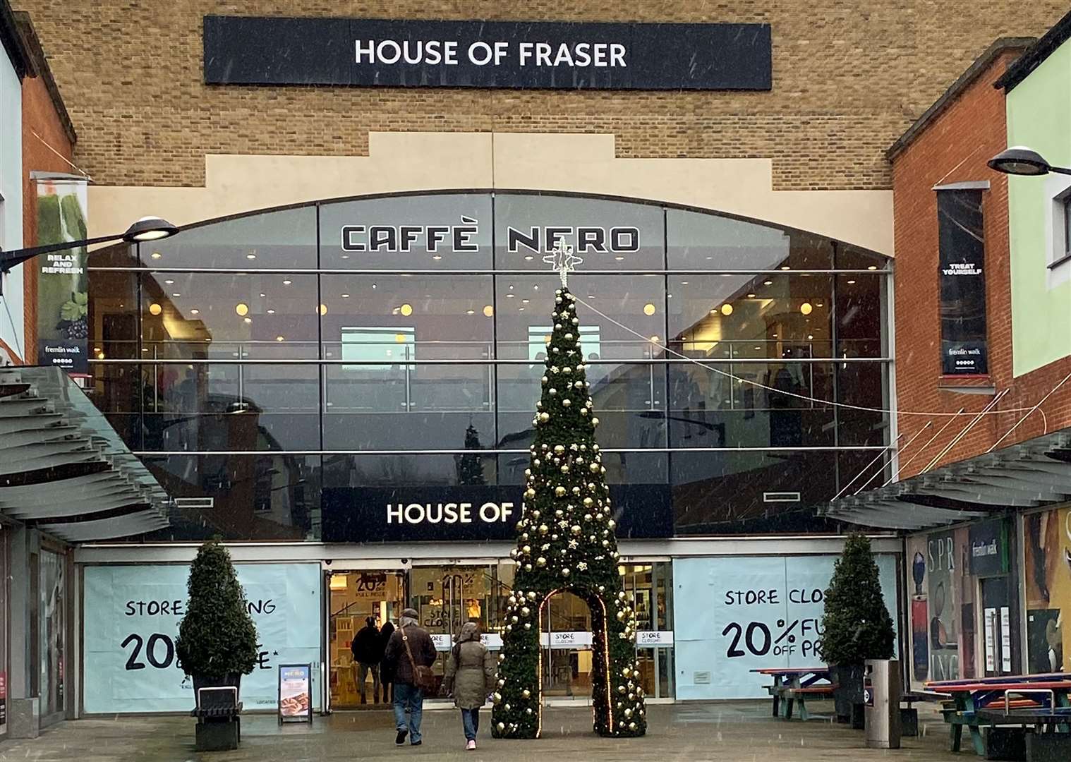 House of Fraser in Fremlin Walk, Maidstone, will be closing down for a refit